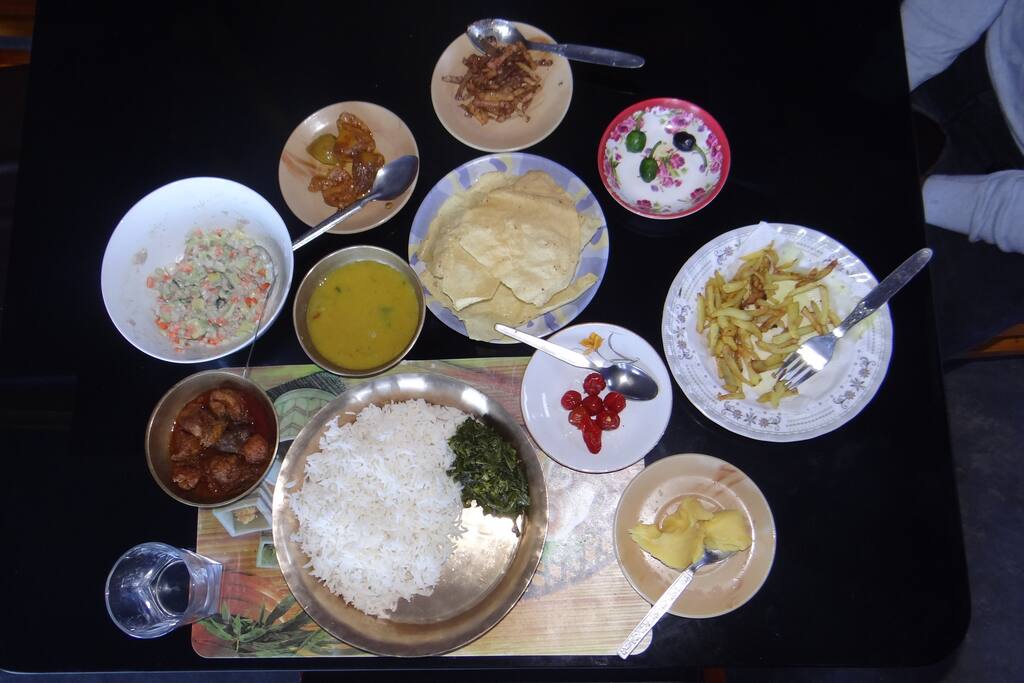 Food Served at the Homestay
