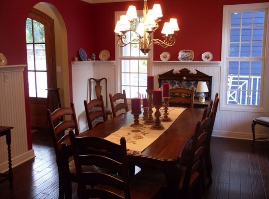 Formal dining room.