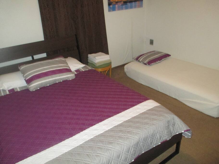 Clean and super comfortable room.