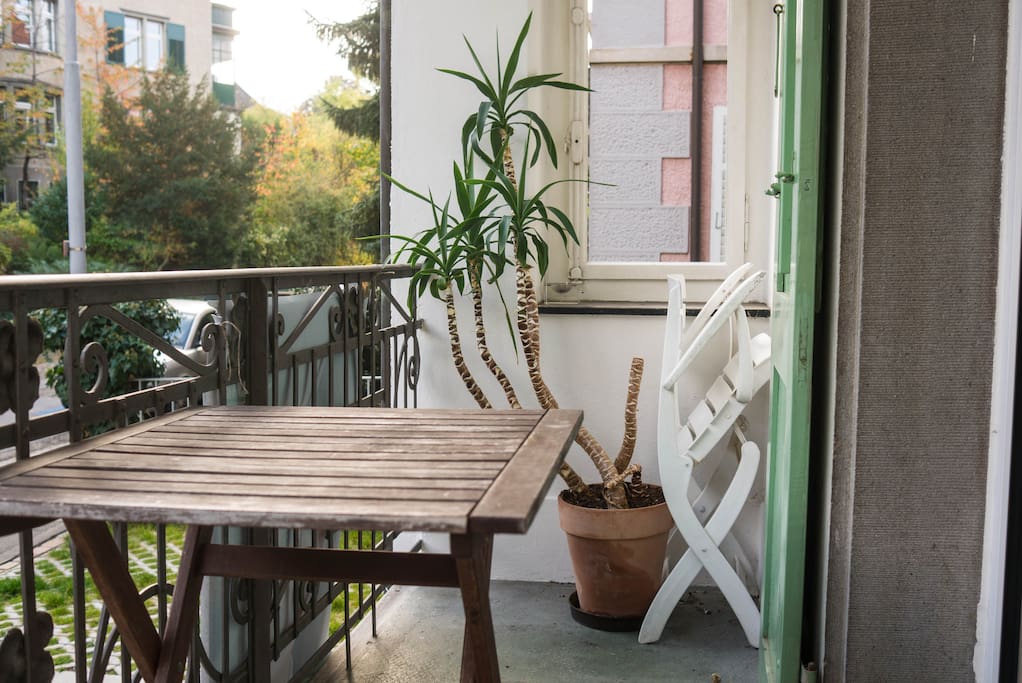 Private room with balcony