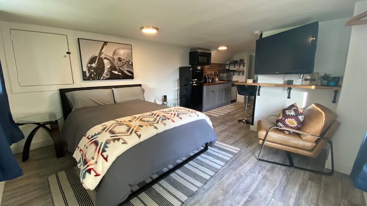 Modern BSMNT Suite W/Jacuzzi Tub