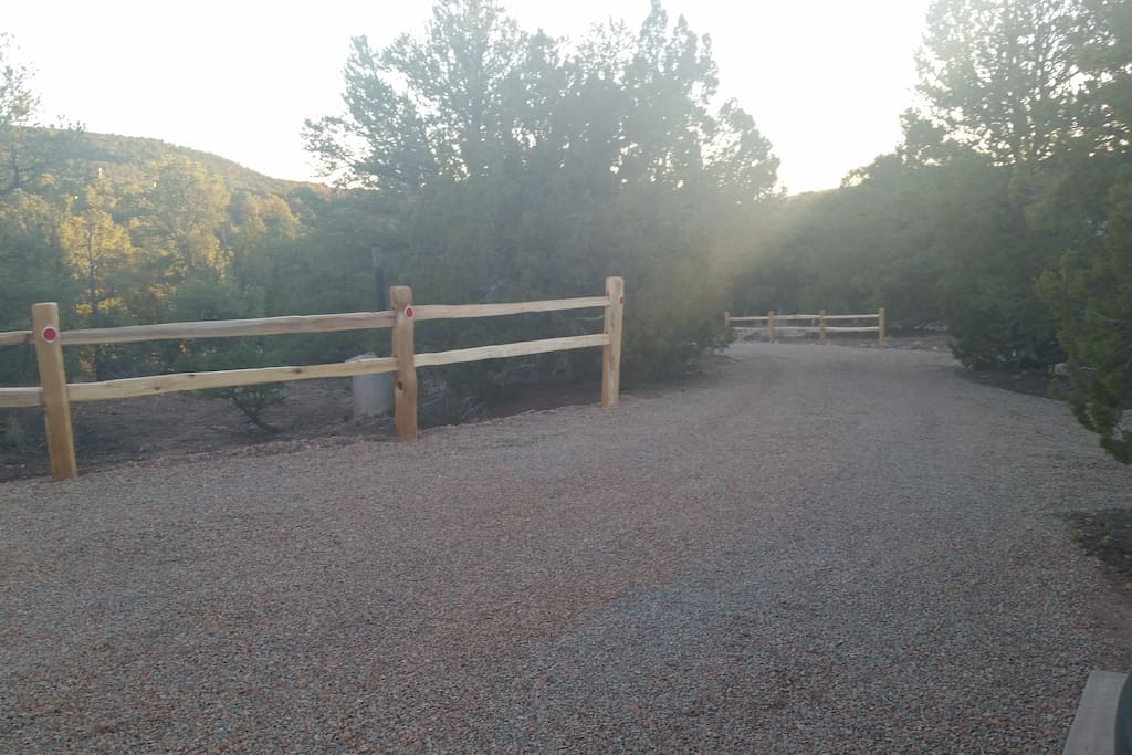 serene entry to canyon solitude