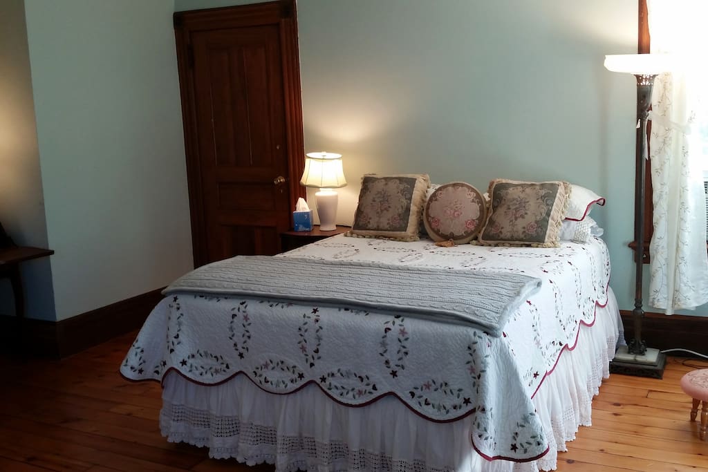 Queen Bedroom with Antique Desk