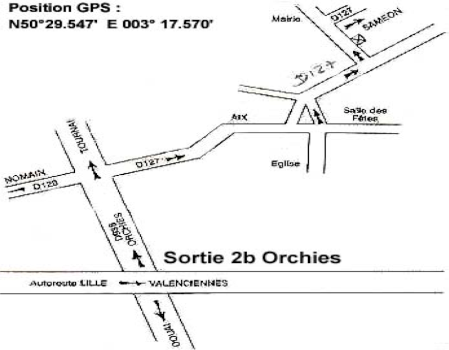 Accès dans le village