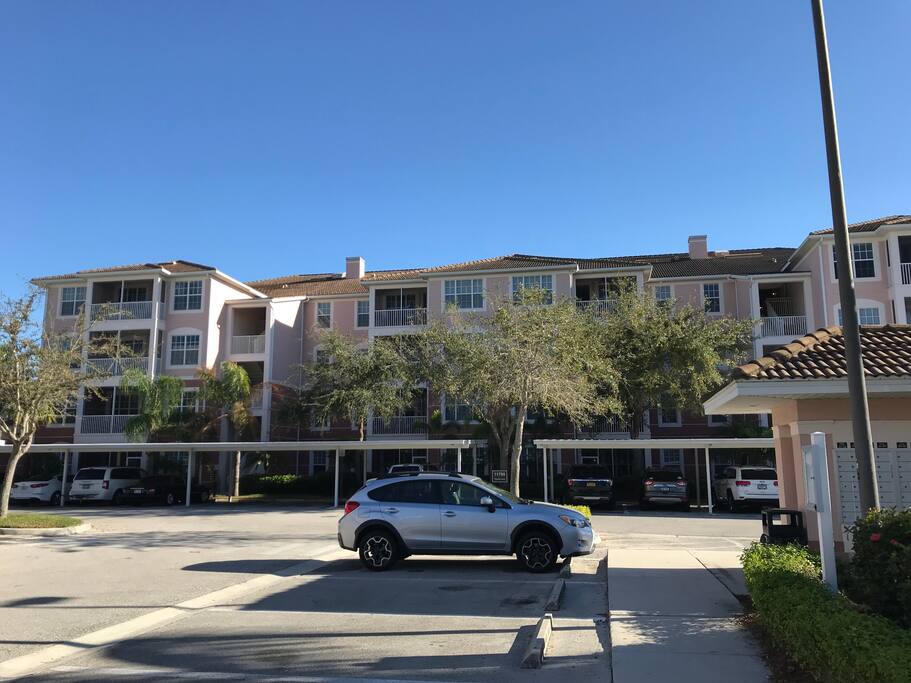 Outside of building