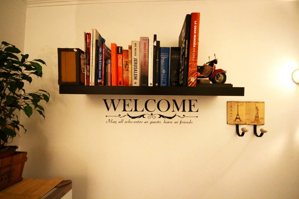 I have my own selected library with many many touristic brochures, so you can spend well your time in Chile.
