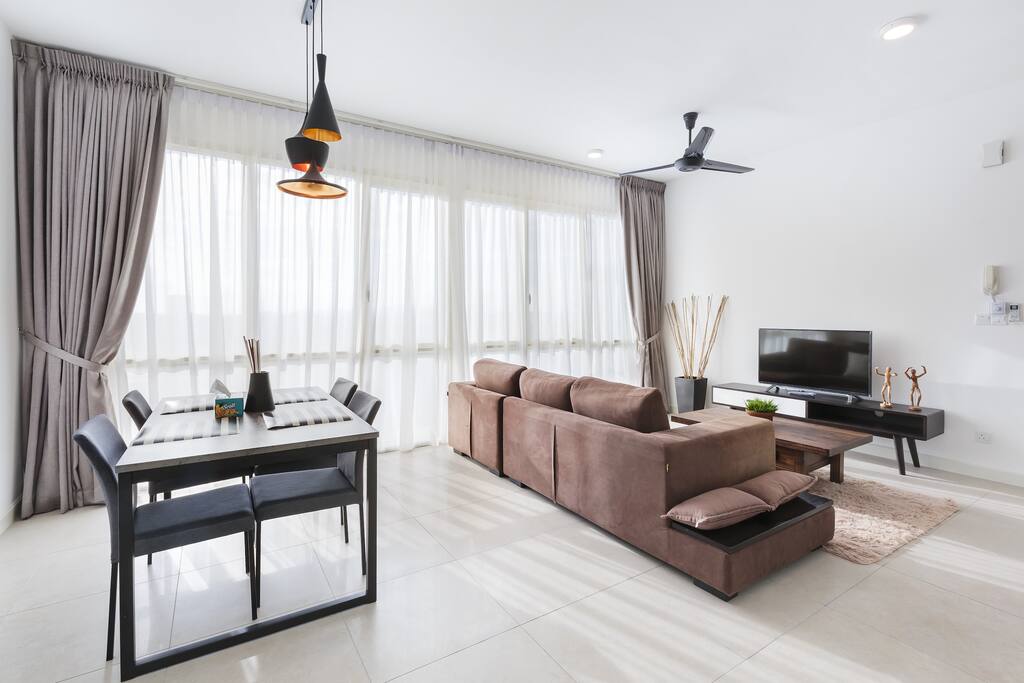 Spacious Living & Dining hall which make a Comfy & Cozy home!