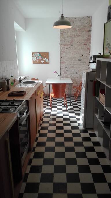 cozy kitchen with everything you need (dishwasher!)