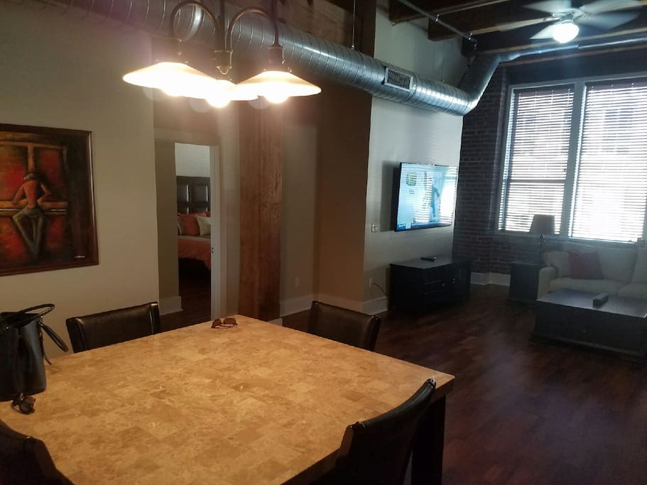 Spacious living and dinning areas allow for enjoyment throughout the condo.