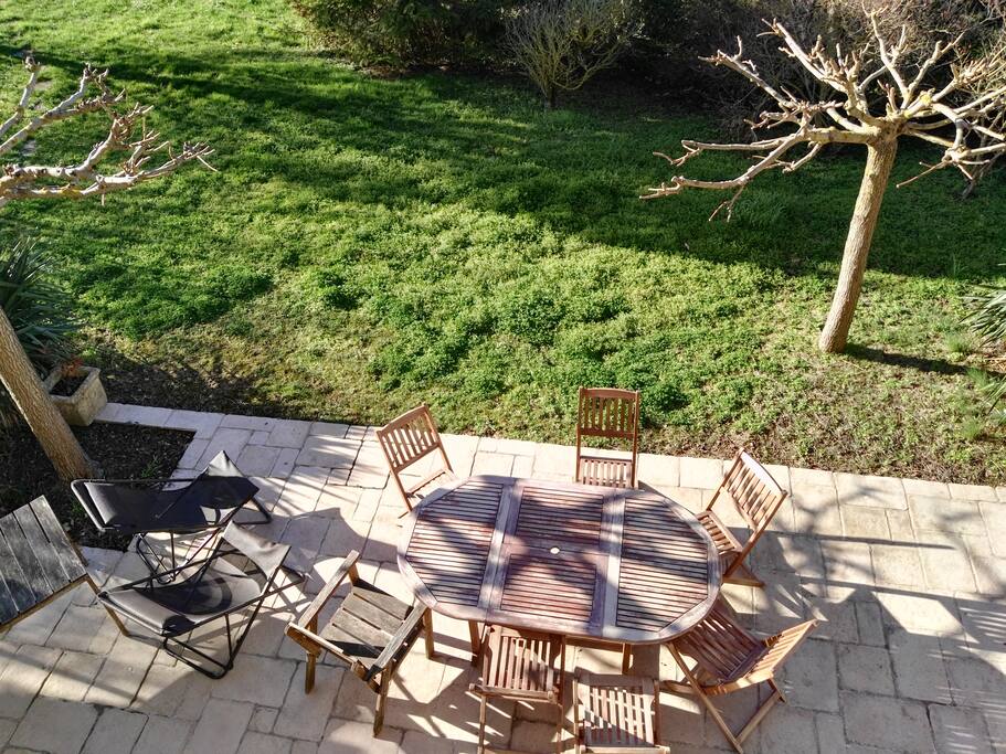 La terrasse plein sud