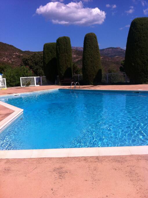 Piscine dans la résidence