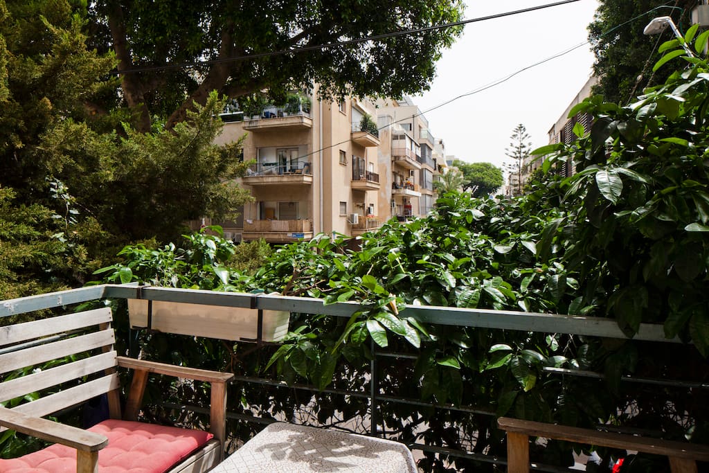 The front balcony
