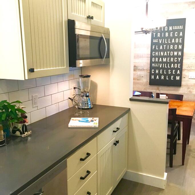 Plenty of counter space for cooking
