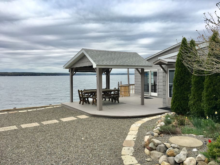 Large patio