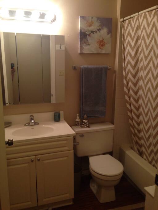 Your own full bath.