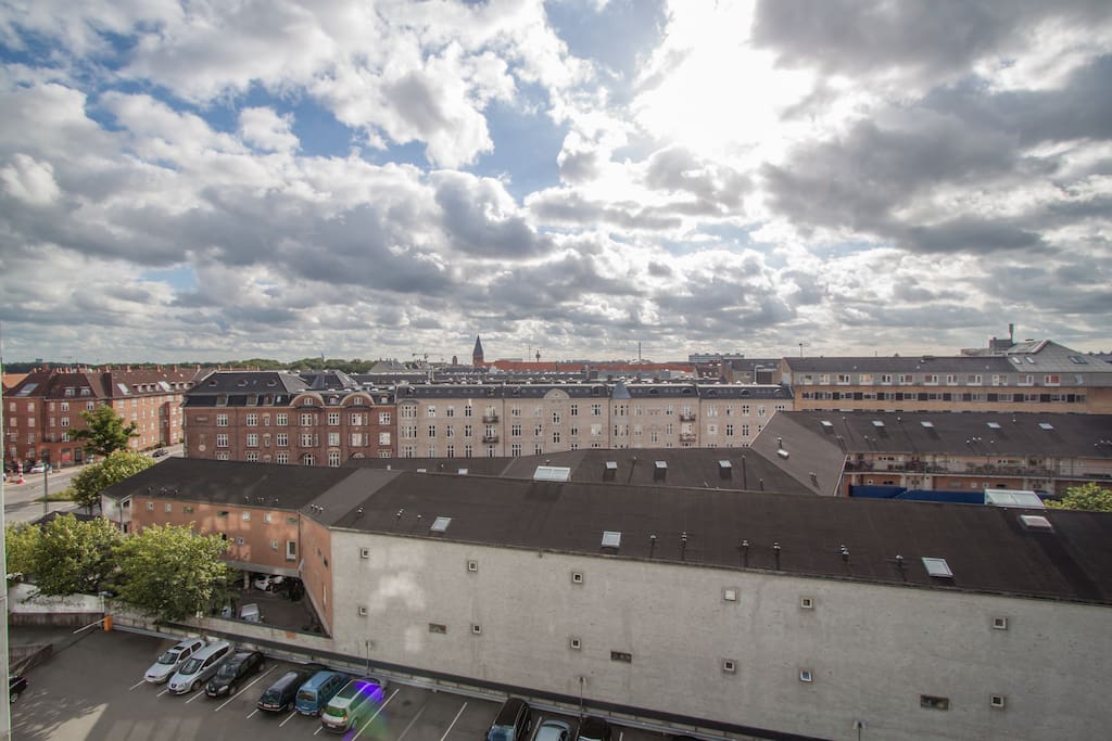 The view from the apartment