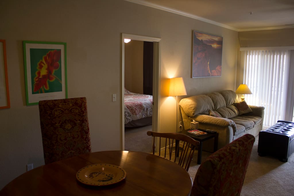 From Dining Area Into Living Room
