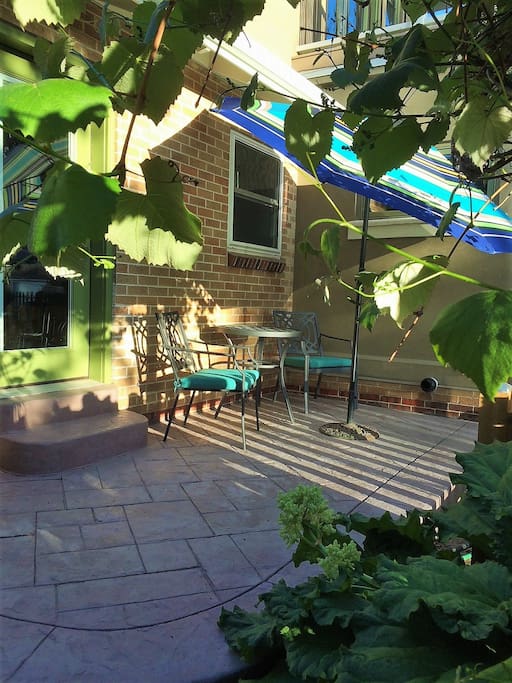 Private patio