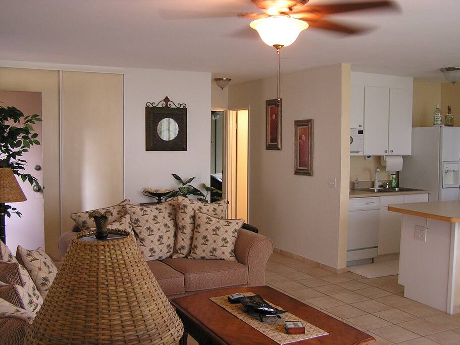 Open floor design.