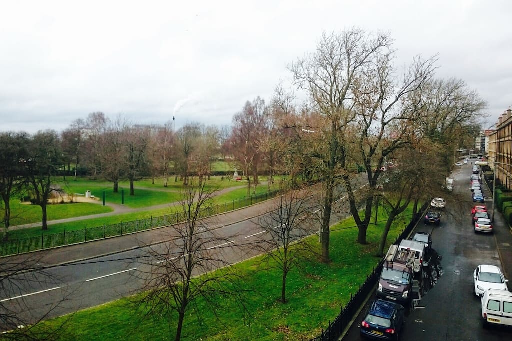 Great views of Glasgow Green