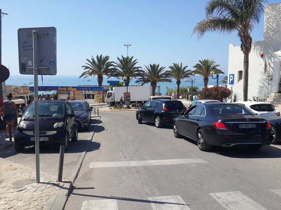 Praia da Oura - access to the beach, Summer of 2016