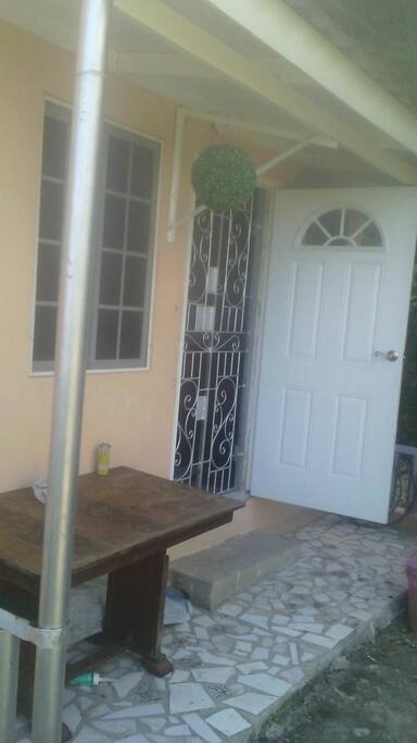 Main entrance front door