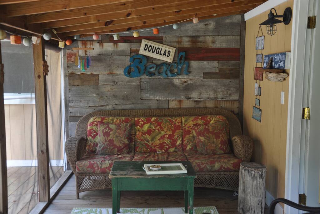 Relax in the screen porch