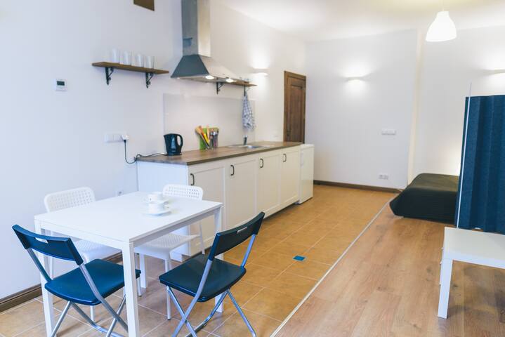 Historic building at the center