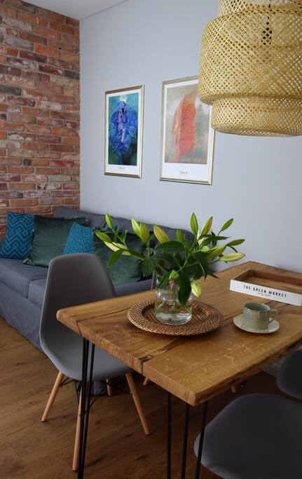 Salon i rozkładana sofa