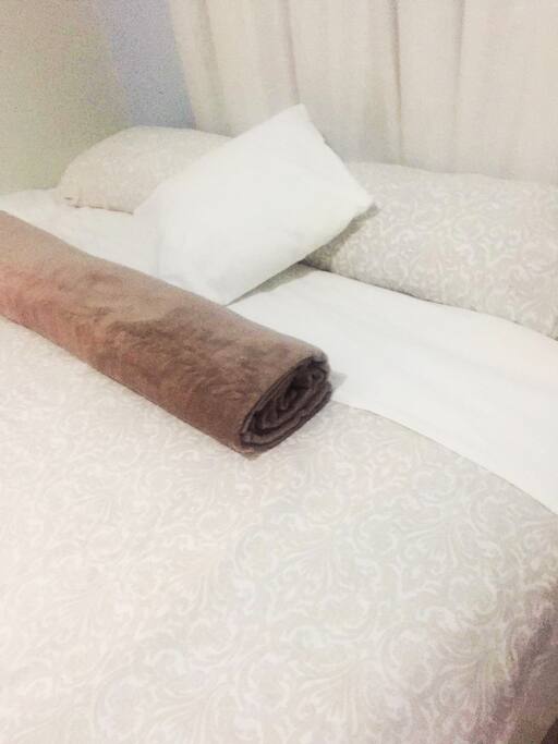One of the beds