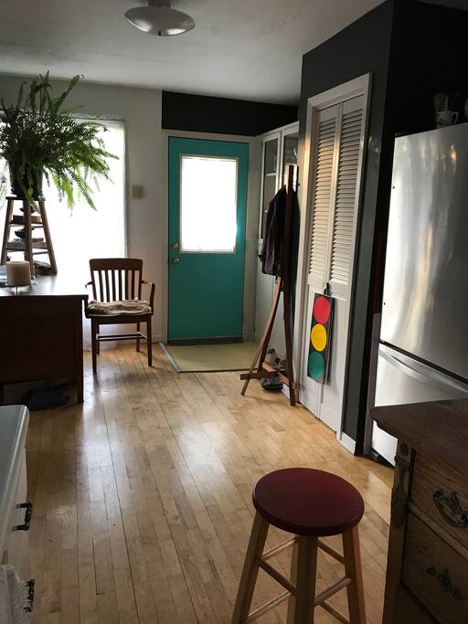 Back door entry to Kitchen
