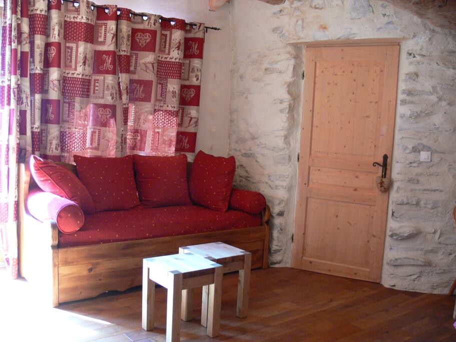 Canapé lit gigogne, 2 couchages 90