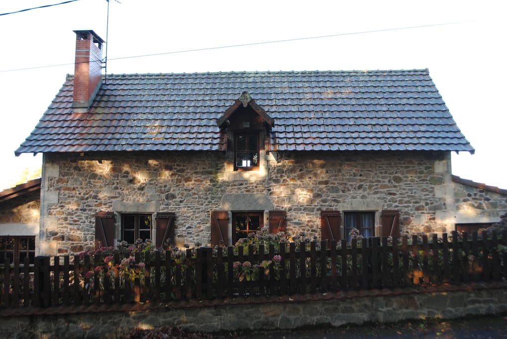 Front of the farmhouse