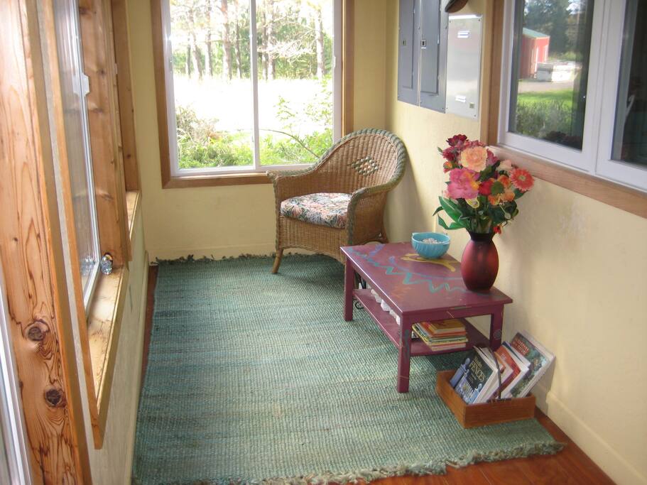 One porch.