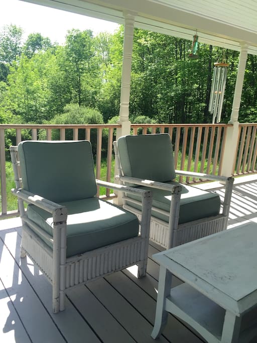 The West covered deck. Basically the summer outdoor living room