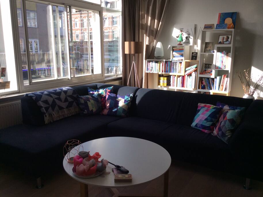 You can relax on our large lounge couch.
