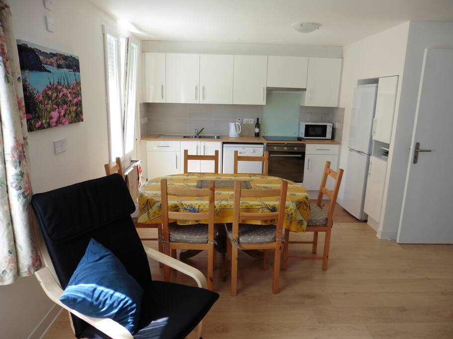 Kitchen view from lounge area