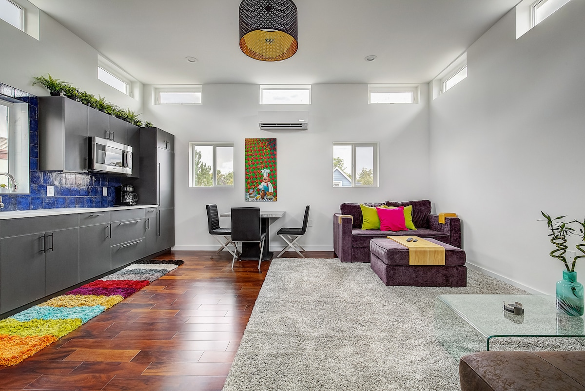 Top performing Airbnb: Art Lover's Oasis mins music sports cnvntn dwntn in Lincoln Park