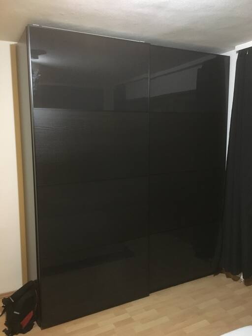 The closet is free to use and has enough space for a whole family. ;)