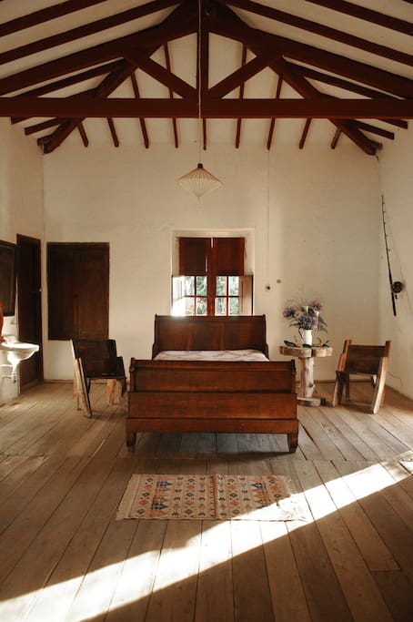 This is a picture of the main room of the house, where you would be staying.
