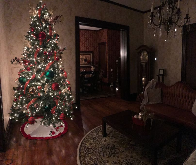 A hint of Christmas throughout the house. A home away from home!