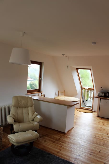 Ausgang von der Küche zum Balkon