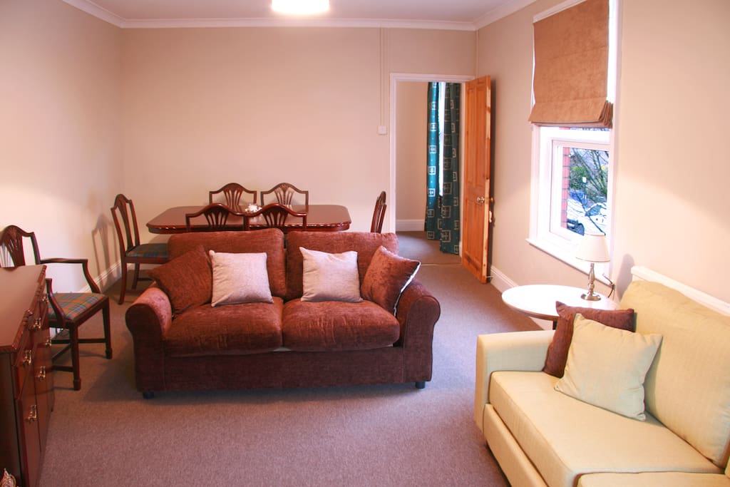 Dining area is part of the Lounge