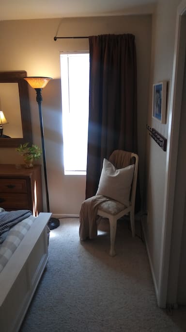Curtains are light blocking, so you can get the room very dark.