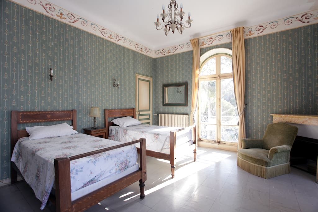 Room with Two Beds and Balcony.