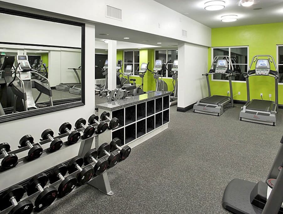 The gym in my building.