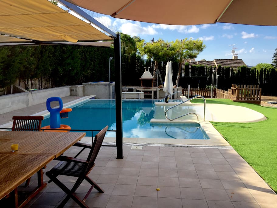 Pool area is great to chillout or read a book.