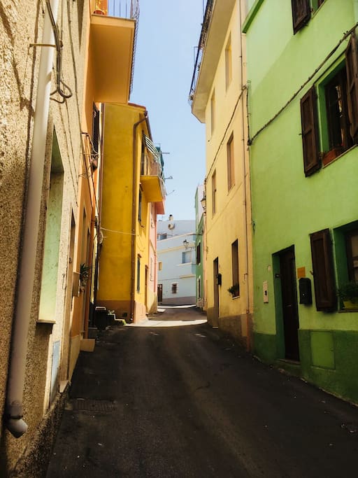 Rue menant à la maison