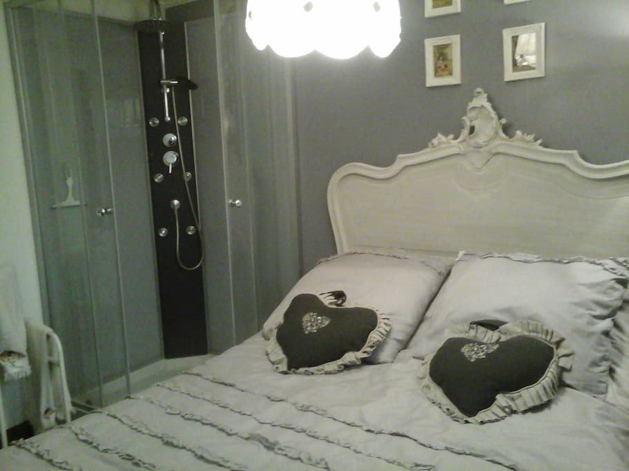 chambre avec douche
