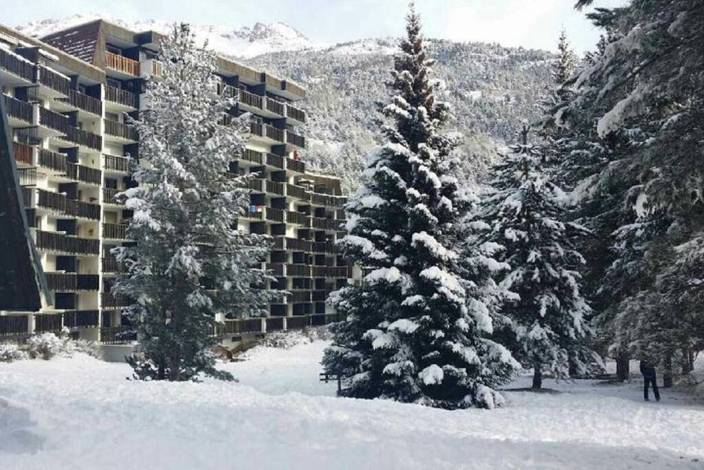 jardin avec retour en ski possible selon meteo